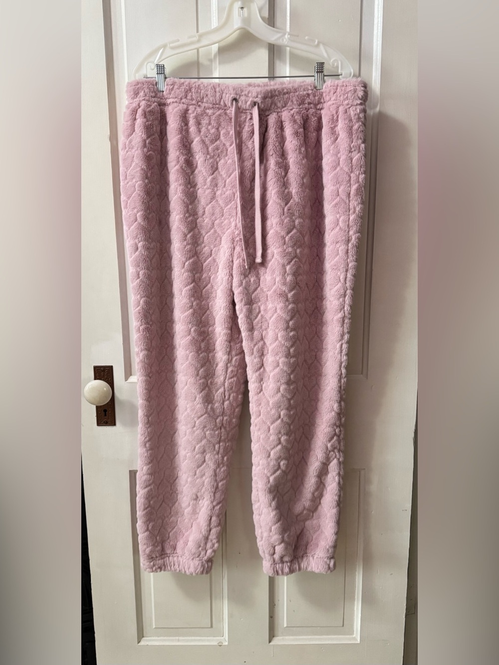 No Boundaries Dusty Rose Plush Lounge Pants